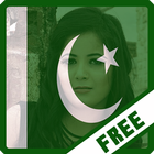 Pakistan August 2019 Independence Day Flag Face icône