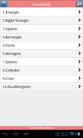 12th Math Formulas capture d'écran 1