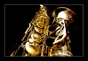 saxophone jeu Affiche