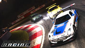 Sport Saloon Turbo Racing 3D Affiche