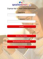 Zugangsapp zu Ihren Onlinekurs Affiche