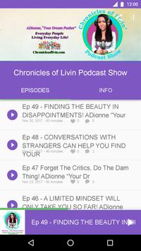 Chronicles of Livin Podcast poster