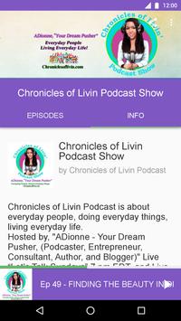 Chronicles of Livin Podcast screenshot 1