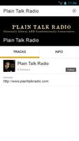 Plain Talk Radio capture d'écran 1