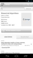 Numerical Algorithms Affiche