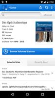 Der Ophthalmologe Affiche