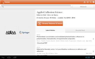 Applied Adhesion Science پوسٹر