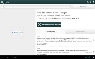 Arthritis Research & Therapy screenshot 3