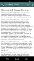 برنامه‌نما Chiropractic Manual Therapies عکس از صفحه