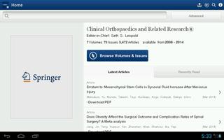 Clinical Orthopaedics and Related Research® screenshot 2