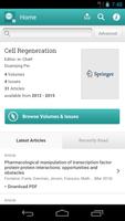 Poster Cell Regeneration