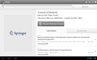 Journal of Elasticity captura de pantalla 3