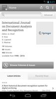 IJ Doc Analysis & Recognition โปสเตอร์