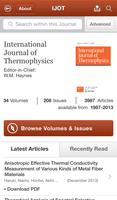 Intl Journal of Thermophysics Cartaz