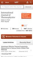 Intl Journal of Thermophysics الملصق