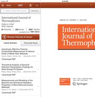 Intl Journal of Thermophysics تصوير الشاشة 1