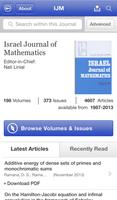 Israel Journal of Mathematics penulis hantaran