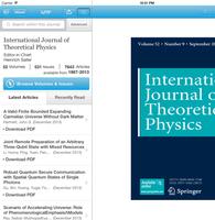 Intl J of Theoretical Physics screenshot 2