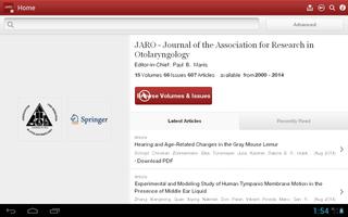 J Assn Research Otolaryngology اسکرین شاٹ 3