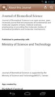 Journal of Biomedical Science ảnh chụp màn hình 2