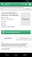 Journal of Biological Research الملصق