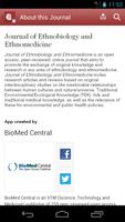 J Ethnobiology & Ethnomedicine screenshot 1
