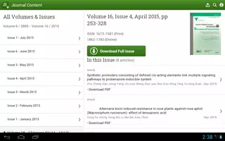 JZUS-B (Biomed & Biotechnol) captura de pantalla 5