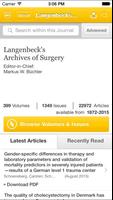 Langenbeck's Arch. of Surgery Ekran Görüntüsü 1