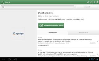 Plant and Soil capture d'écran 3