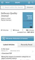 Software Quality Journal پوسٹر