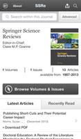 Springer Science Reviews imagem de tela 2