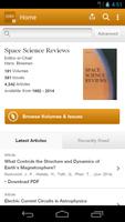 Space Science Reviews Poster