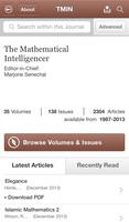 Mathematical Intelligencer Cartaz