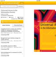 UAIS Journal screenshot 1