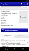 International Urogynecology Journal پوسٹر