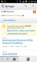 SpringerLink screenshot 1