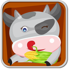 Happy Farm Jump - Kids Game icône