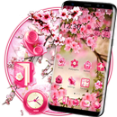 Spring Pink Flower Theme APK