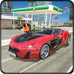 跑車加油站及停車場模擬器17 APK 下載