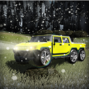 Hummer 6x6 Truck Snow Driving - Offroad Car Racing aplikacja