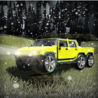 悍馬 6 × 6 卡車雪駕駛和豪華越野模擬器 3D 圖標