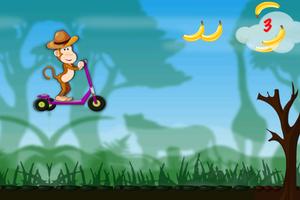 Monkey Safari Run-Badland Kong screenshot 1