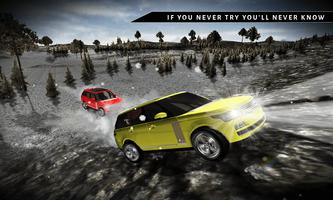 Offroad 4x4 Rover Snow Driving Affiche