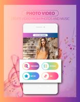 Video Maker avec Photo et Musique Affiche