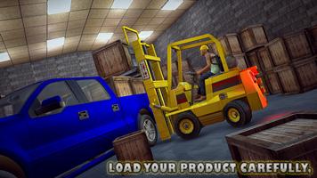 Truck Simulator: Real city Transport 3D captura de pantalla 1