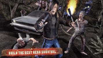 Zombie War Hero Survival Fight Affiche