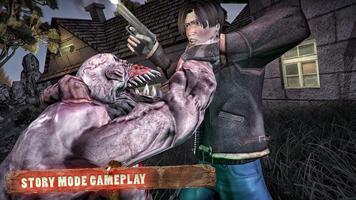 Zombie War Hero Survival Fight स्क्रीनशॉट 2