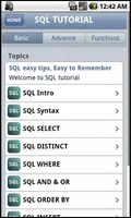SQL Quick Tutorial الملصق