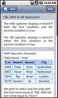 SQL Quick Tutorial capture d'écran 2