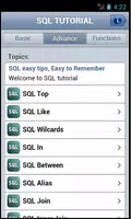 SQL Quick Tutorial تصوير الشاشة 3